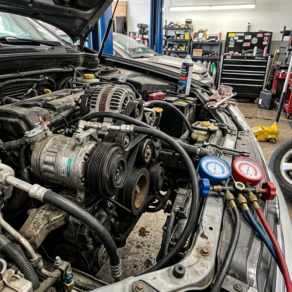 Mechanic AC compressor repair sy… 202606100235
